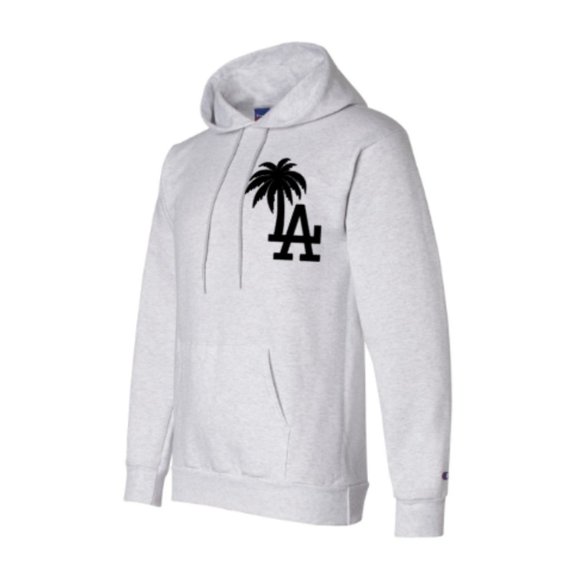 L.A. Beach Palm Tree Life Hoodie Sweater/ Champion